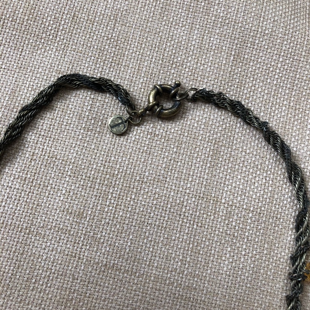 Talbots Hoop Rope & Bead Statement Necklace - Picture 2 of 11